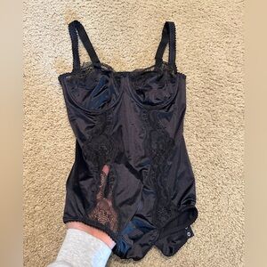 SKIMS satin lace bodysuit